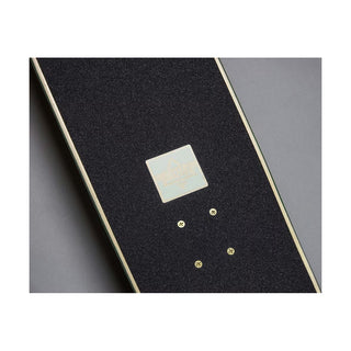 Dusters California Skateboard Cruiser Cazh 8.75" x 29.5" Gold Foil and UV Reactive Ink