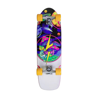 Dusters California Skateboard Cruiser Lurid 8.75" x 29.5" UV Reactive Ink