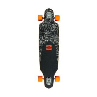 Dusters California Longboard Channel Shore Drop Through 9.375" x 36" Orange