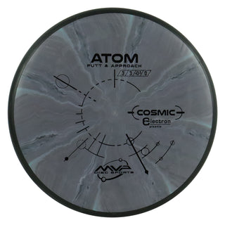 MVP Disc Golf Cosmic Electron Atom Putt and Approach 3/3/0/1 Black 174 grams