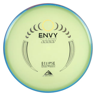 Axiom Disc Golf Eclipse Glow Envy Putt and Approach 3/3/0/2 Glow/Blue Red 173 grams