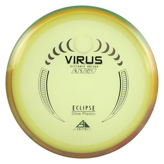 Axiom Disc Golf Eclipse Glow Virus Distance Driver 9/5/-3.5/1 Glow/Rust 165 grams