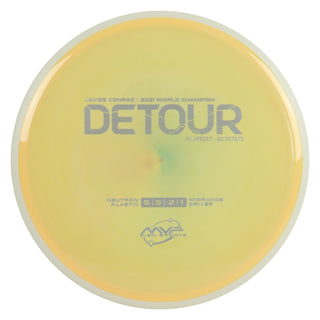 MVP Discs Sports Project Lab Coat James Conrad Neutron Detour Midrange 5/5/-2/1 Light Mango 173 grams