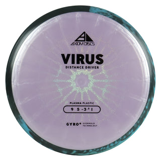Axiom Discs Project Lab Coat Plasma Virus Distance Driver 9/5/-3.5/1 Purple/Black Teal 156 grams