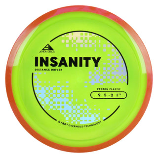 Axiom Discs Project Lab Coat Proton Insanity Distance Driver 9/5/-2/1.5 DayGlo/Orange 175 grams