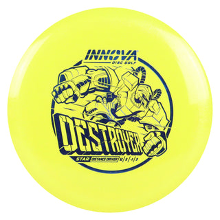 Innova Disc Golf Star Destroyer Distance Driver 12/5/-1/3 Yellow/Navy 157 grams