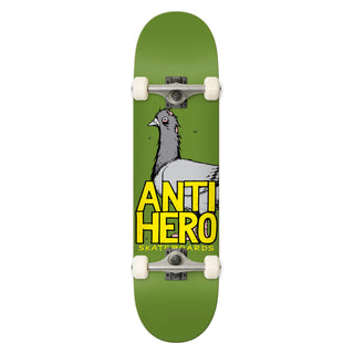 Anti Hero Skateboard Complete Pigeon Close Up Green 7.75" x 31.6"