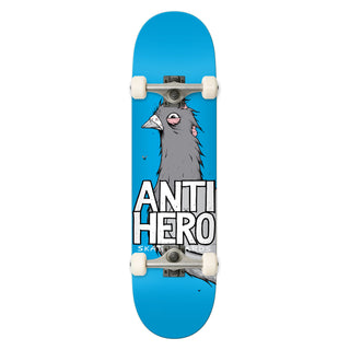 Anti Hero Skateboard Complete Pigeon Close Up Blue 8.0" x 31.8"