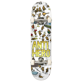Anti Hero Skateboard Complete Roached Out White 8.0" x 31.8"