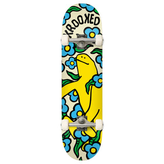 Krooked Skateboard Complete Shmoo Vibes Yellow 8.0" x 31.8"