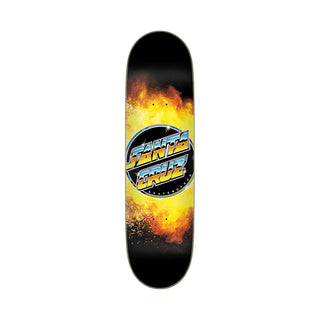 Santa Cruz Skateboard Deck Chrome Dot Flame Everslick 8.5" x 32.2"