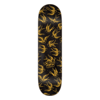 Santa Cruz Skateboard Deck Sommer Sparrows Gold Foil Metallic 8.25" x 31.8"
