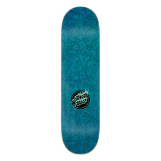 Santa Cruz Skateboard Deck Floral Flame Dot Blue 8.25" x 31.8"