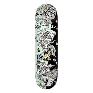 Santa Cruz Skateboard Deck Braun Fever Dream VX 8.25" x 31.6"