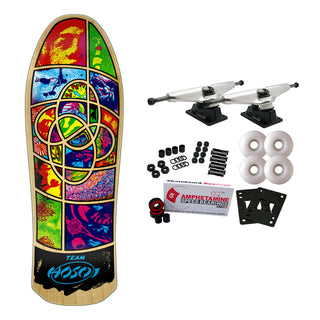 Santa Cruz Skateboard Complete Hosoi Irie Eye Reissue Natural 9.95 " x 29.59"