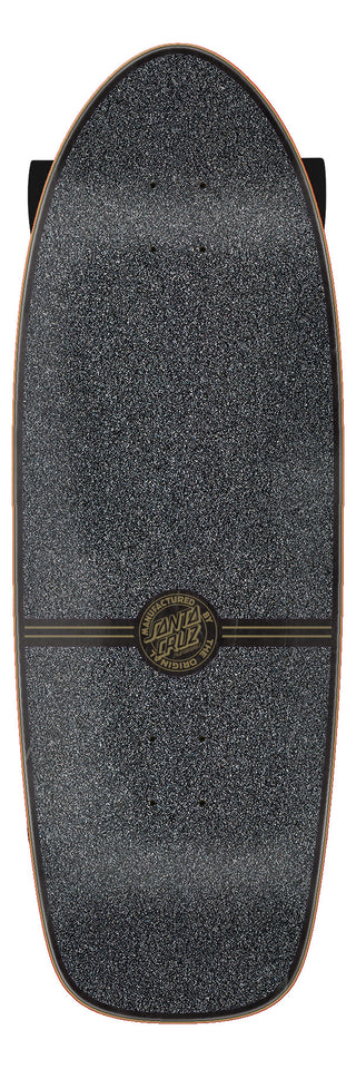 Santa Cruz Skateboard Complete Japanese Snake Dot Pig Carver Surfskate 10.54" x 31.45"