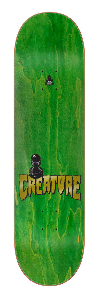 Creature Skateboard Deck Raffin Checkmate 8.25" x 32.04"