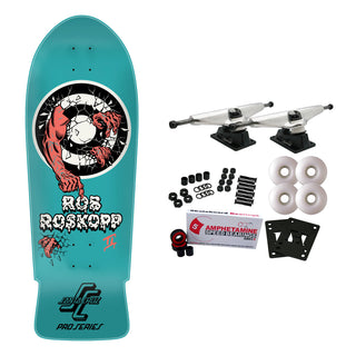 Santa Cruz Skateboard Complete Roskopp Two Reissue 10.35"  x  30.06" Old School