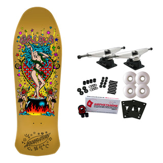 Santa Cruz Skateboard Complete Salba Witch Doctor Reissue 10.4" x 32" Old School
