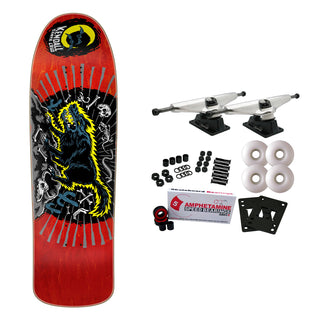 Santa Cruz Skateboard Complete Kendall Wolf Reissue 9.28" X 31.45" Old School