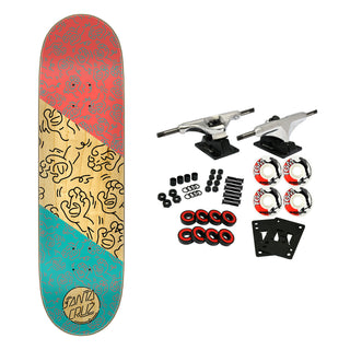 Santa Cruz Skateboard Complete Contour Hand 8.5" x 32.2"