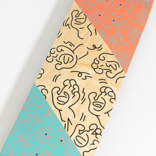 Santa Cruz Skateboard Deck Contour Hand 8.5" x 32.2"