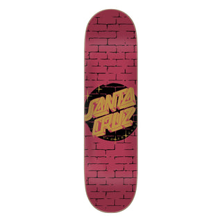 Santa Cruz Skateboard Deck Scrawl Brick Dot 8.25" x 31.8"