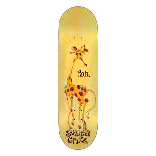 Santa Cruz Skateboard Deck Ron Whaley 30 Year Giraffe VX Everslick 9.0" x 32.15"