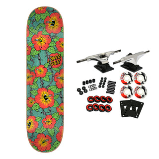 Santa Cruz Skateboard Complete Screaming Hibiscus 8.0" x 31.6"