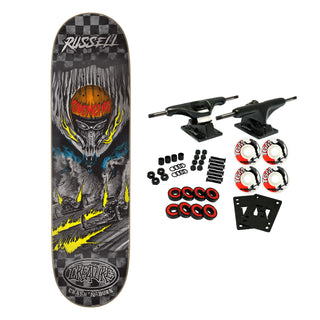 Creature Skateboard Complete Russell Crash and Burn 8.51" x 31.88"