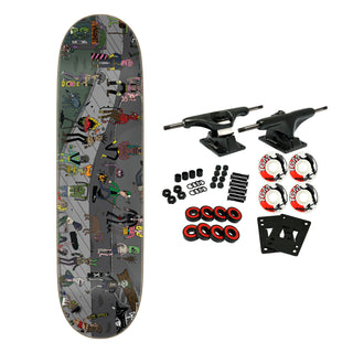 Creature Skateboard Complete Raffin Shred Party Deux 8.53" x 32.19"