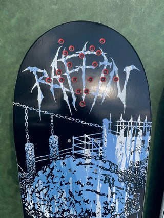 Creature Skateboard Deck Raffin BLKMTL 8.53" x 32.19"