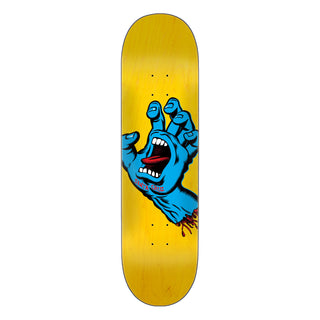 Santa Cruz Skateboard Deck Screaming Hand Yellow 7.25" x 29.9"