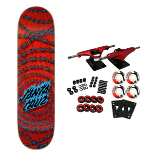 Santa Cruz Skateboard Complete Wired Flame Dot 8.25" x 31.8"