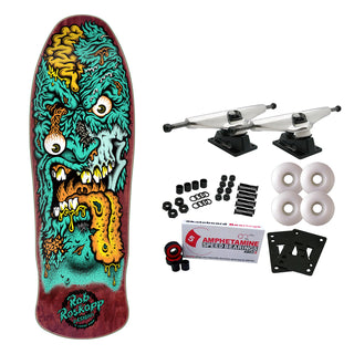 Santa Cruz Skateboard Complete Roskopp Face Two Reissue 9.9" x 30.8"