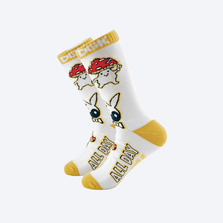 DGK Skateboards Socks Chaos White Adult Crew