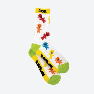 DGK Skateboards Socks Convenience Black Adult Crew
