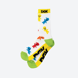 DGK Skateboards Socks Convenience Black Adult Crew