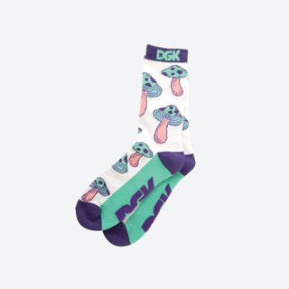 DGK Skateboards Socks Gooms White Adult Crew