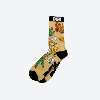 DGK Skateboards Socks Harmony Sand Adult Crew
