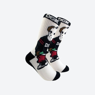 DGK Skateboards Socks Plug White Adult Crew