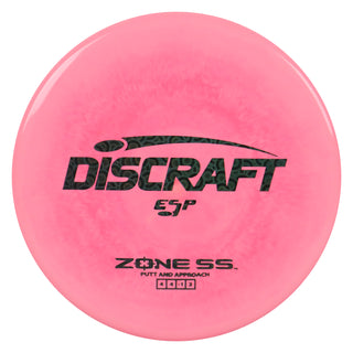 Discraft Disc Golf ESP Zone SS Putt and Approach 4/4/-1/2 Pink/Black Prisms