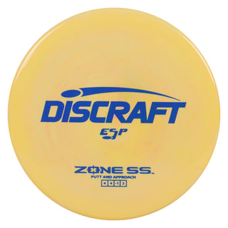 Discraft Disc Golf ESP Zone SS Putt and Approach 4/4/-1/2 Yellow/Blue