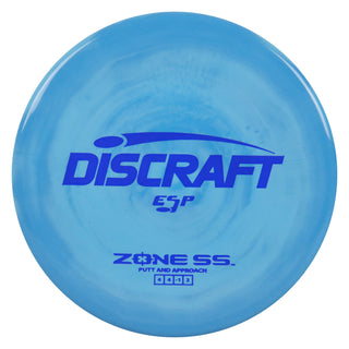 Discraft Disc Golf ESP Zone SS Putt and Approach 4/4/-1/2 Blue/Blue