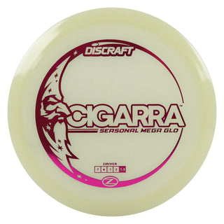 Discraft Disc Golf Seasonal Mega-Glo Cigarra Fairway Driver 7/6/-1/2 Magenta
