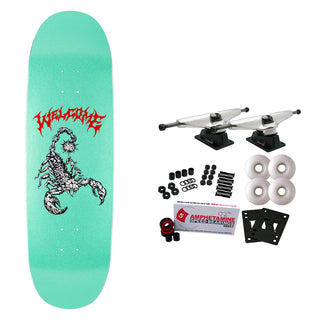 Welcome Skateboard Complete Mace on Boline 2.0 Egg Teal Glitter 9.5" x 33"