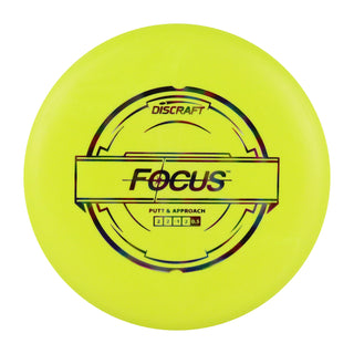 Discraft Disc Golf Putter Line Focus 2/2/-1/2 Yellow/Rainbow Dots 173-174g