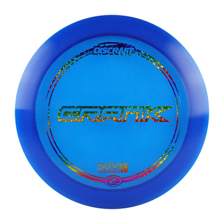 Discraft Disc Golf Z Line Crank Distance Driver 13/5/-2/2 Dark Blue/Rainbow Stars 173-174g