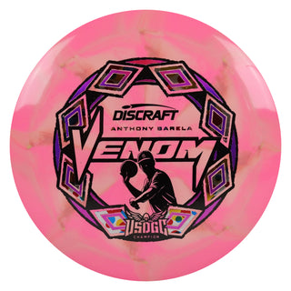 Discraft Disc Golf Anthony Barela USDGC ESP Swirl Venom Pop Top Pink/Wonder/Purple 170-172g