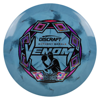 Discraft Disc Golf Anthony Barela USDGC ESP Swirl Venom Pop Top Dark Blue/Wonder/Purple Holo 170-172g